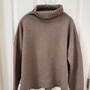 MaxMara Wool and Cashmere Turtleneck Sweater (size large)